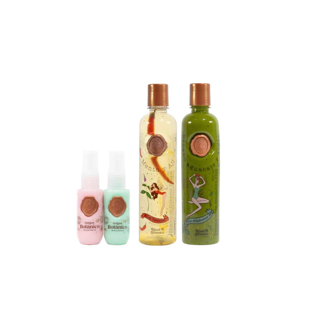 Kit Crecimiento y Protección Capilar | Ritual Botánico