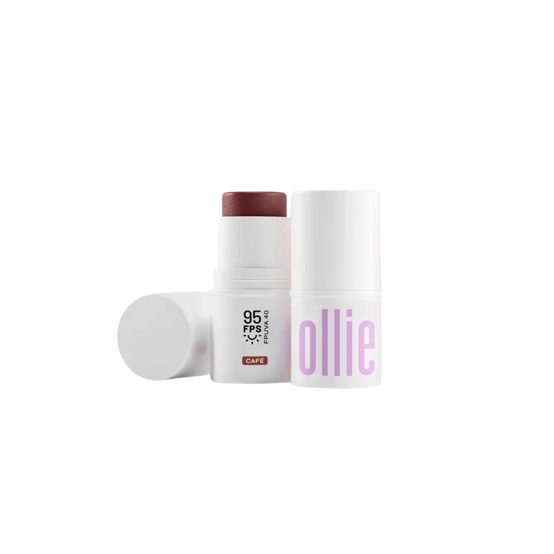 Barra ollie 3 en 1 con Protección solar FPS 95 | Con Acido Hialurónico + Vitamina C y E