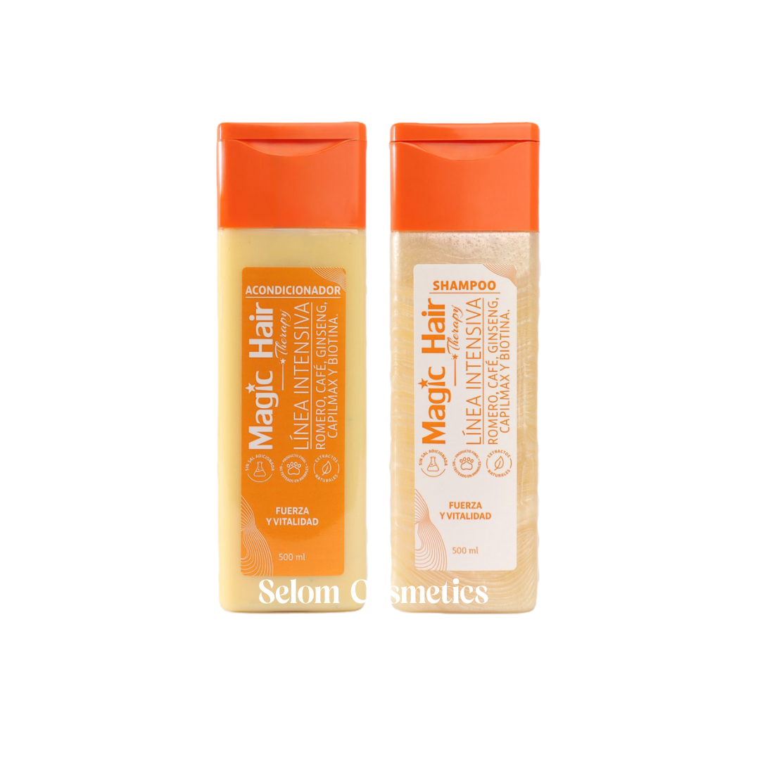 Duo Shampoo y Acondicionador Crecimiento | Nueva Formula Hair Strengthening & Growth Set Magic Hair Therapy