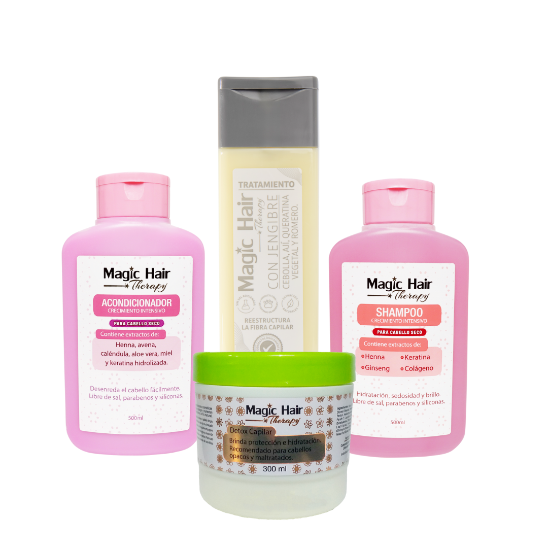 Kit Silver Linea Crecimiento Intensivo Magic Hair