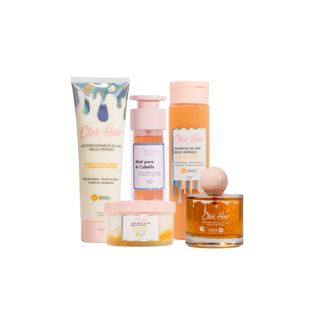 Kit Completo Miel Ritual de Oro|Click Hair