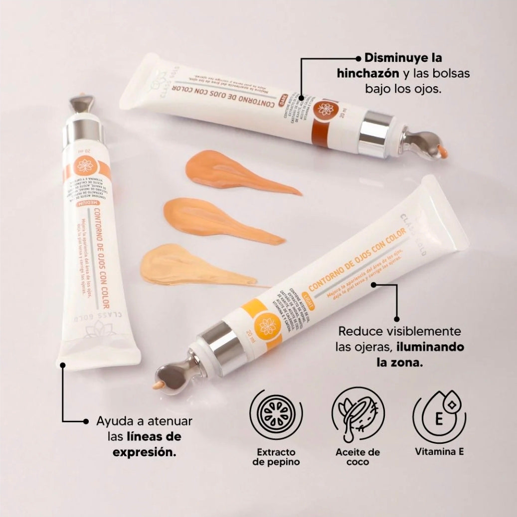 Contorno de Ojos Class Gold Con Color