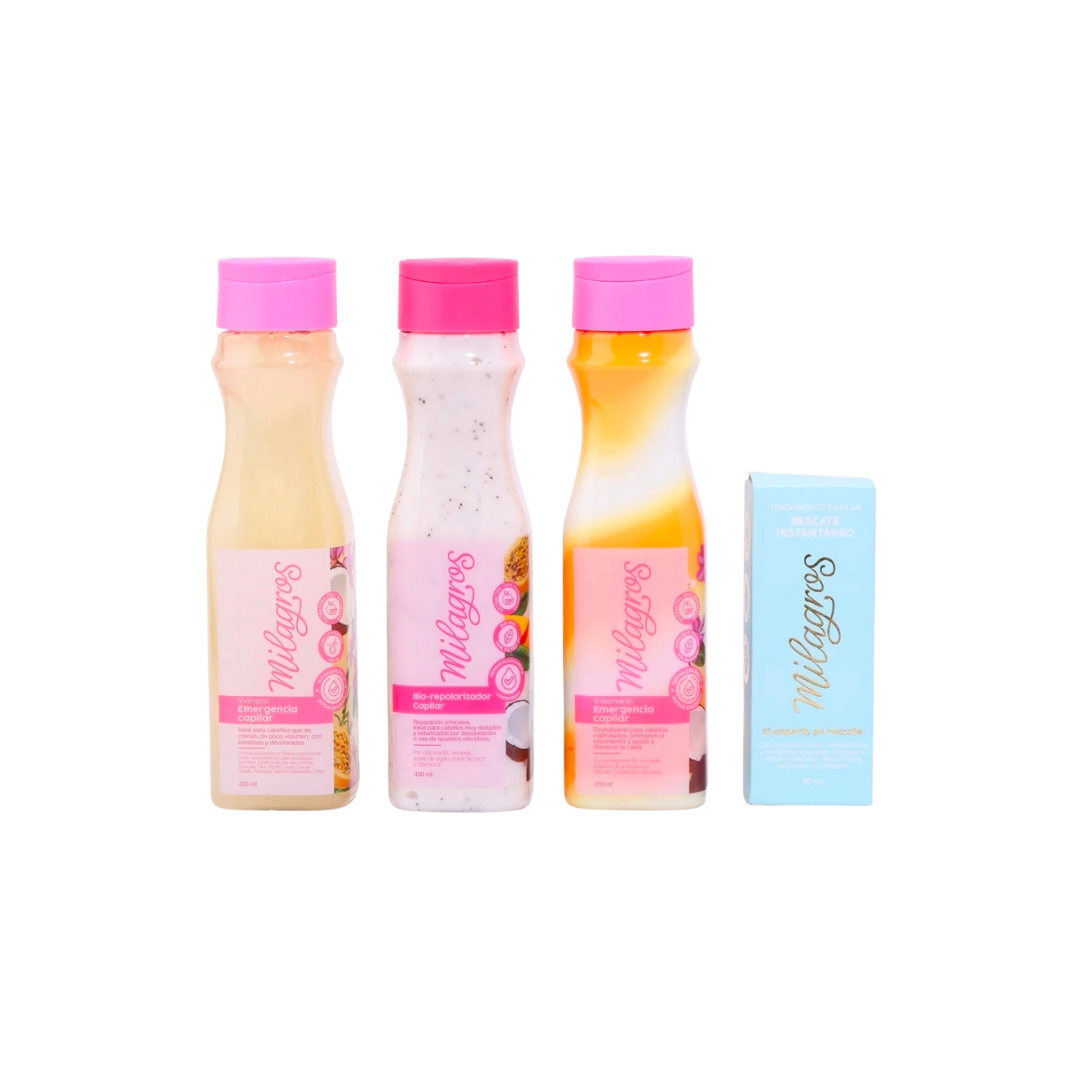 Kit Emergencia y Reparación Capilar |Milagros