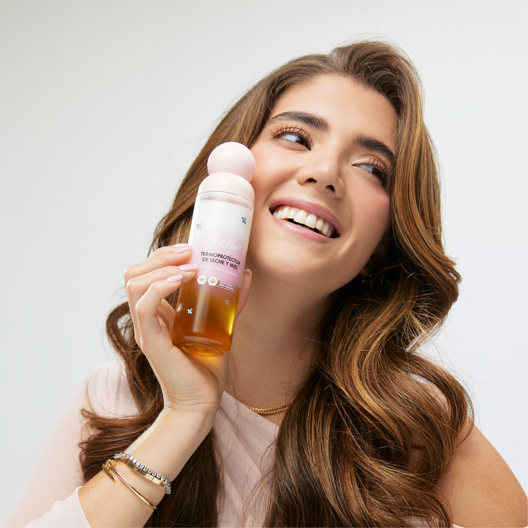 Termoprotector Bifásico Leche y Miel Click Hair | Antifrizz y Protección Térmica
