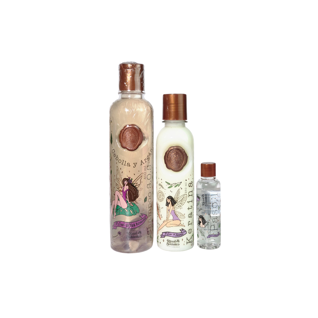 Kit Keratina + Shampoo ritual Botanico