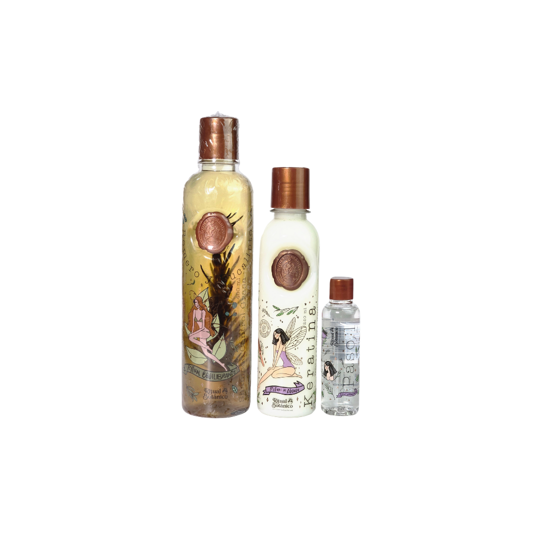 Kit Keratina + Shampoo ritual Botanico