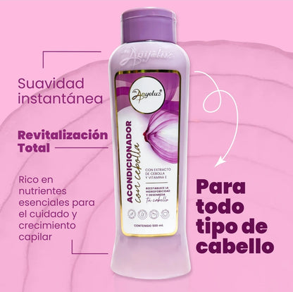 Acondicionador Cebolla| Detangling &amp; Revitalizing Conditioner Anyeluz