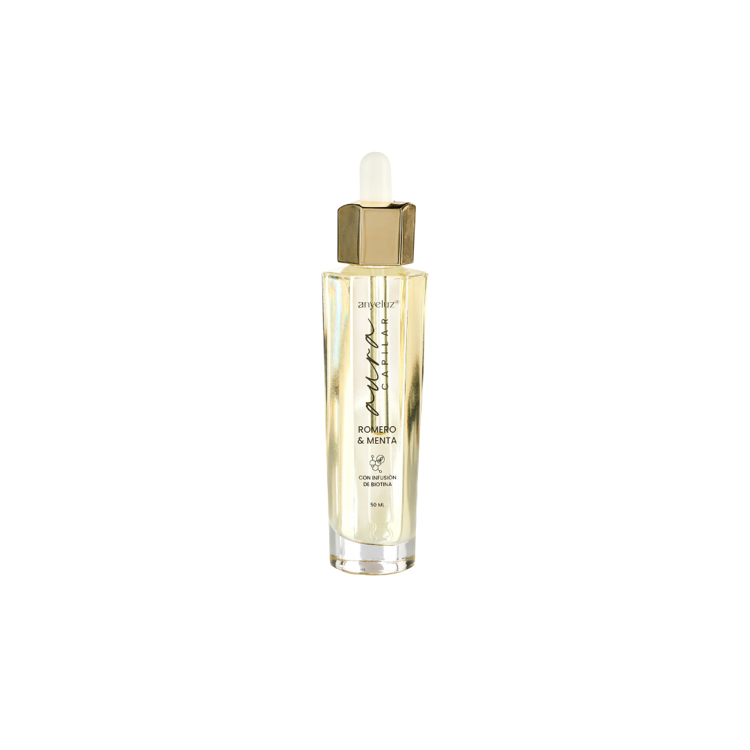 Aceite Aura Capilar Anyeluz | Romero y Menta para Fuerza y Nutrición