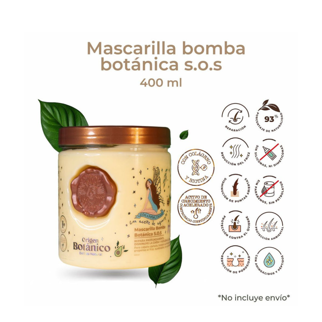 Mascarilla Bomba Reparadora S.O.S Ritual Botanico