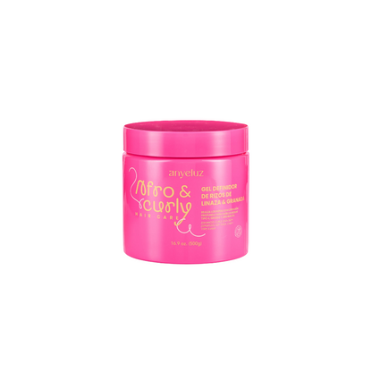 Gel Definidor de Rizos Afro &amp; Curly Anyeluz | Linaza y Granada