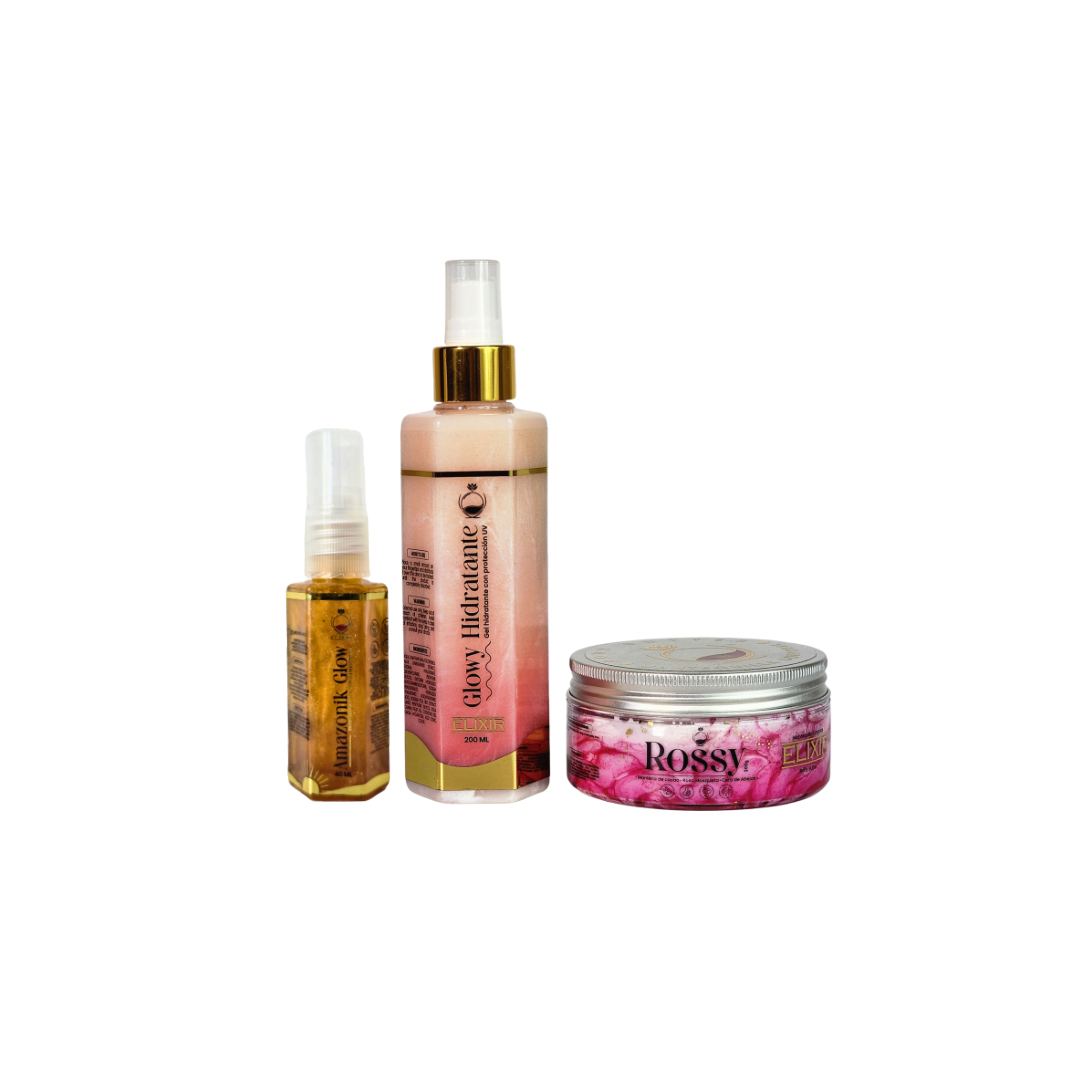 Kit Piel de Verano | Bronceador Amazonik + Gel Hidratante + Mantequilla Corporal