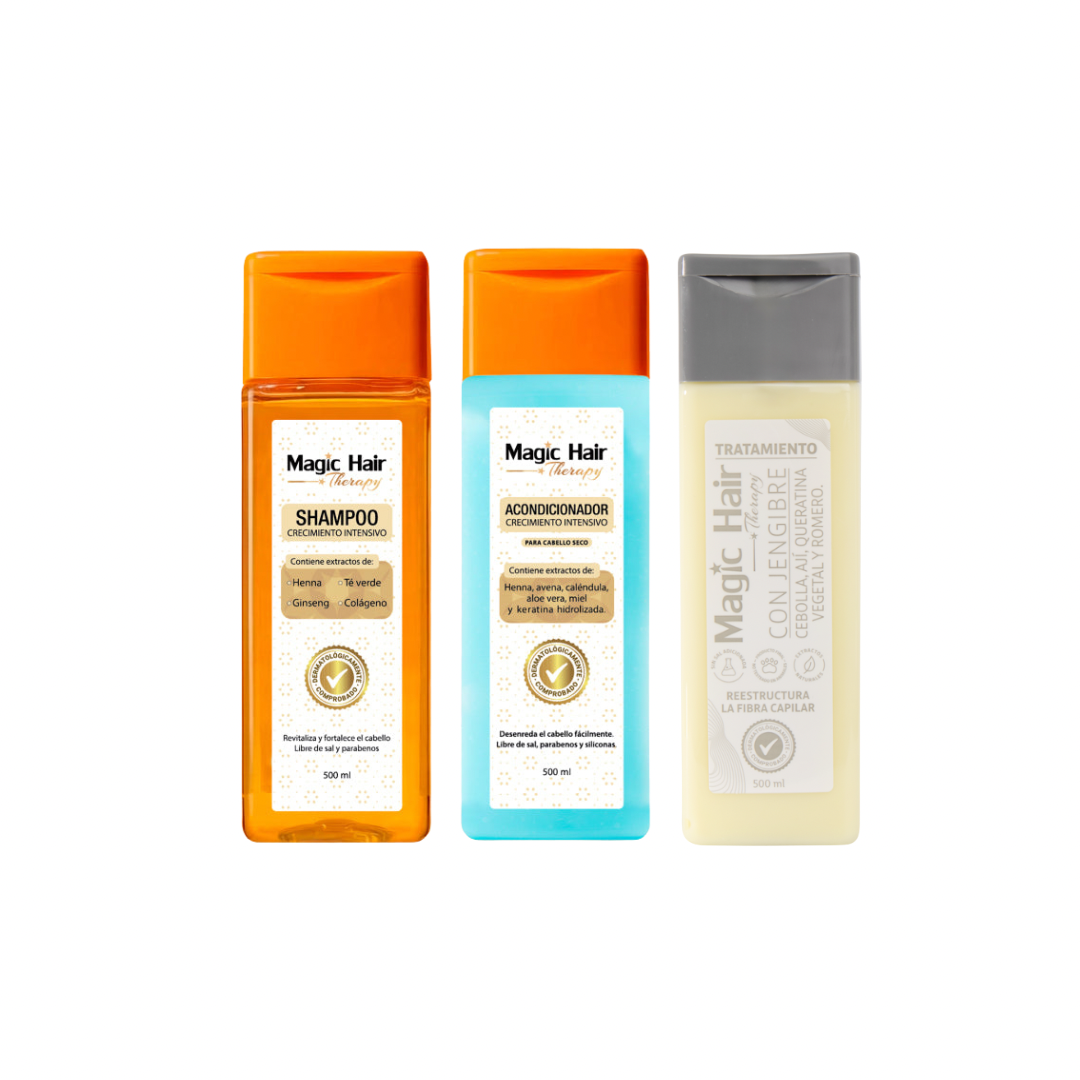 Magic Hair Kit Bronze Tradicional Crecimiento Intensivo