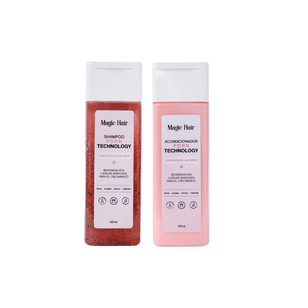 Kit Regeneración Capilar con PDRN Shampoo y Acondicionador | Magic Hair