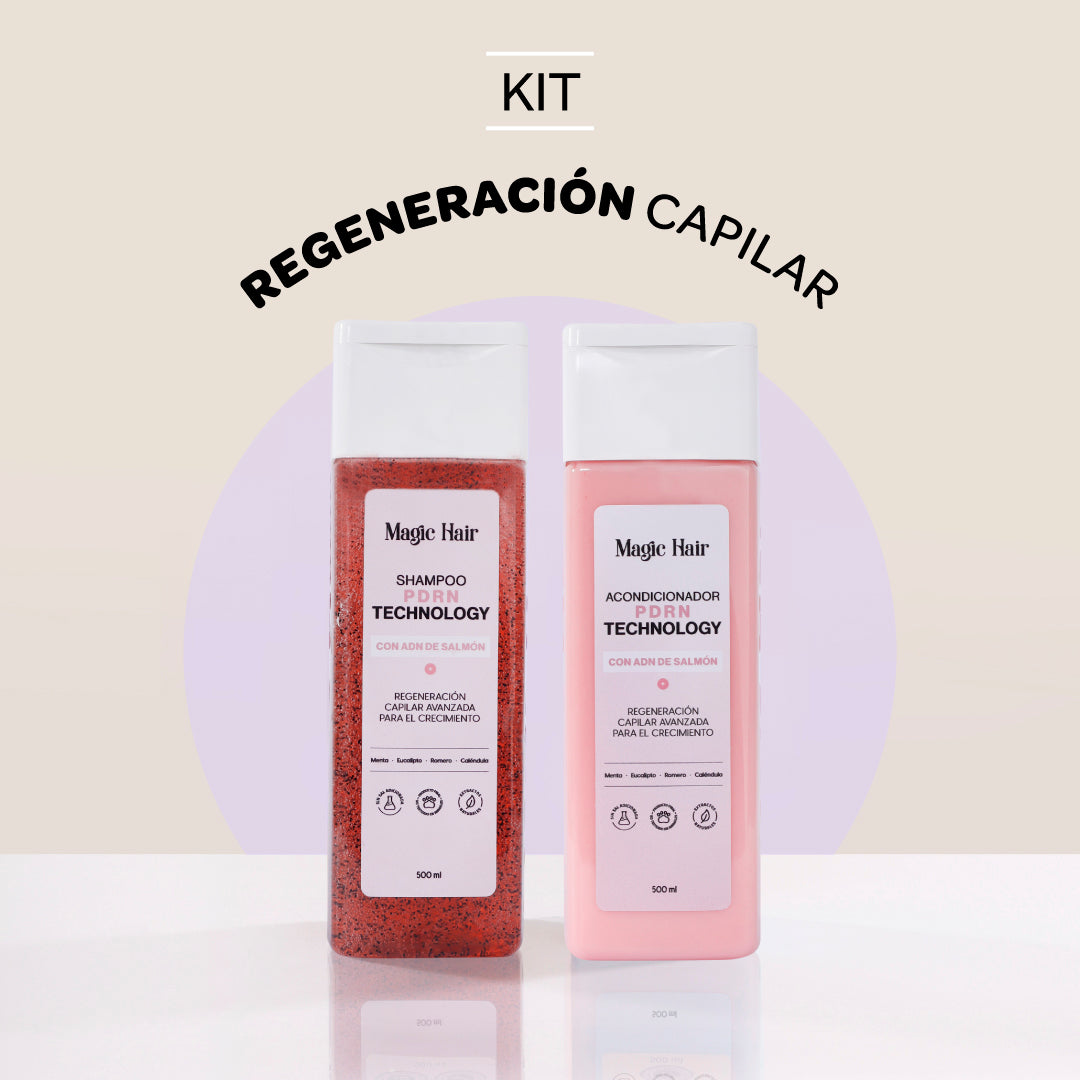 Kit Regeneración Capilar con PDRN Shampoo y Acondicionador | Magic Hair