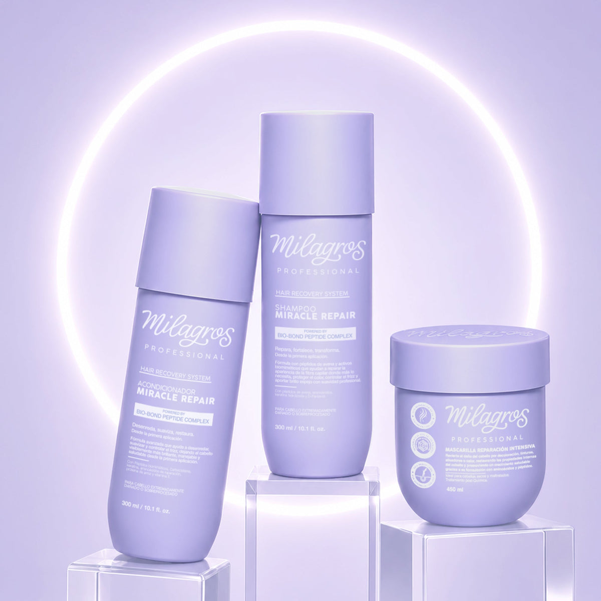 Kit Milagros Professional Bio-Bond Peptide Complex | Reparación Capilar