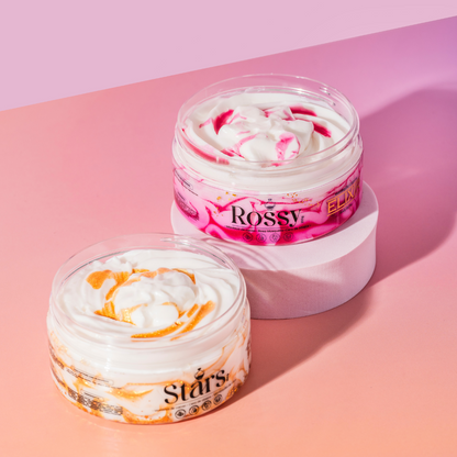 Mantequilla corporal STARS con Glitter Liquido Elixir Lab