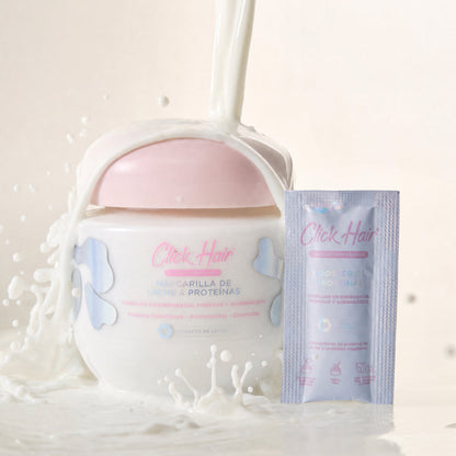 Click Hair Mascarilla de Leche &amp; Booster Proteínas / Hair Mask