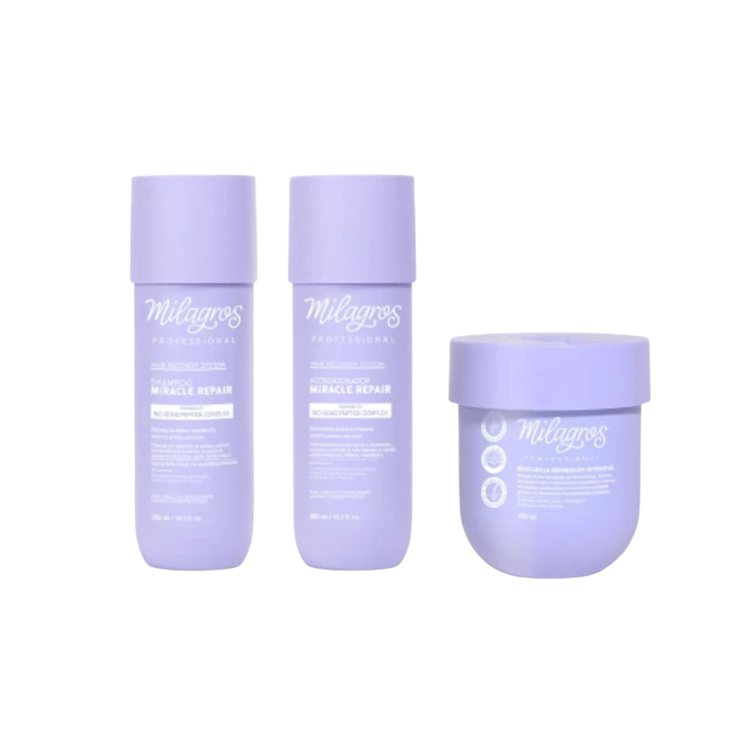 Kit Milagros Professional Bio-Bond Peptide Complex | Reparación Capilar