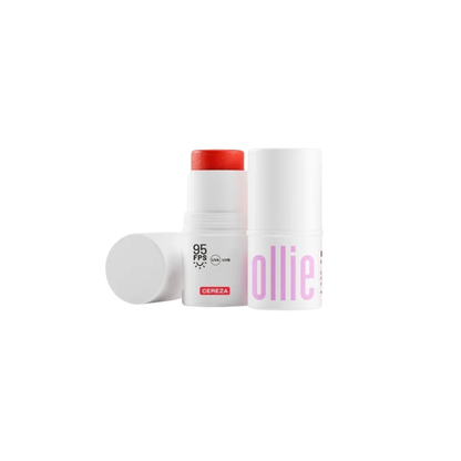 Barra ollie 3 en 1 con Protección solar FPS 95 | Con Acido Hialurónico + Vitamina C y E