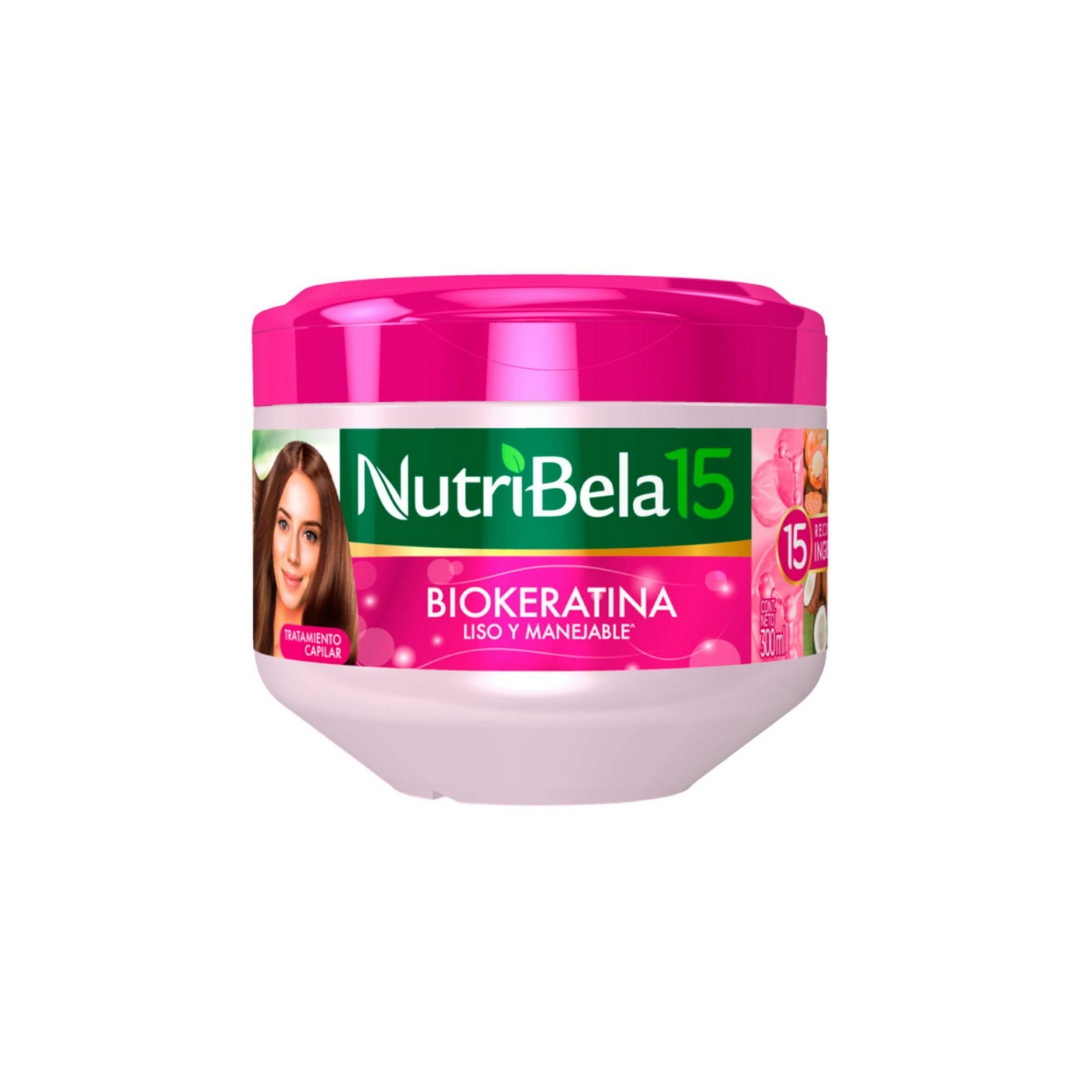 Mascarilla Nutribela Biokeratina | Liso, Manejable y Fortalecido