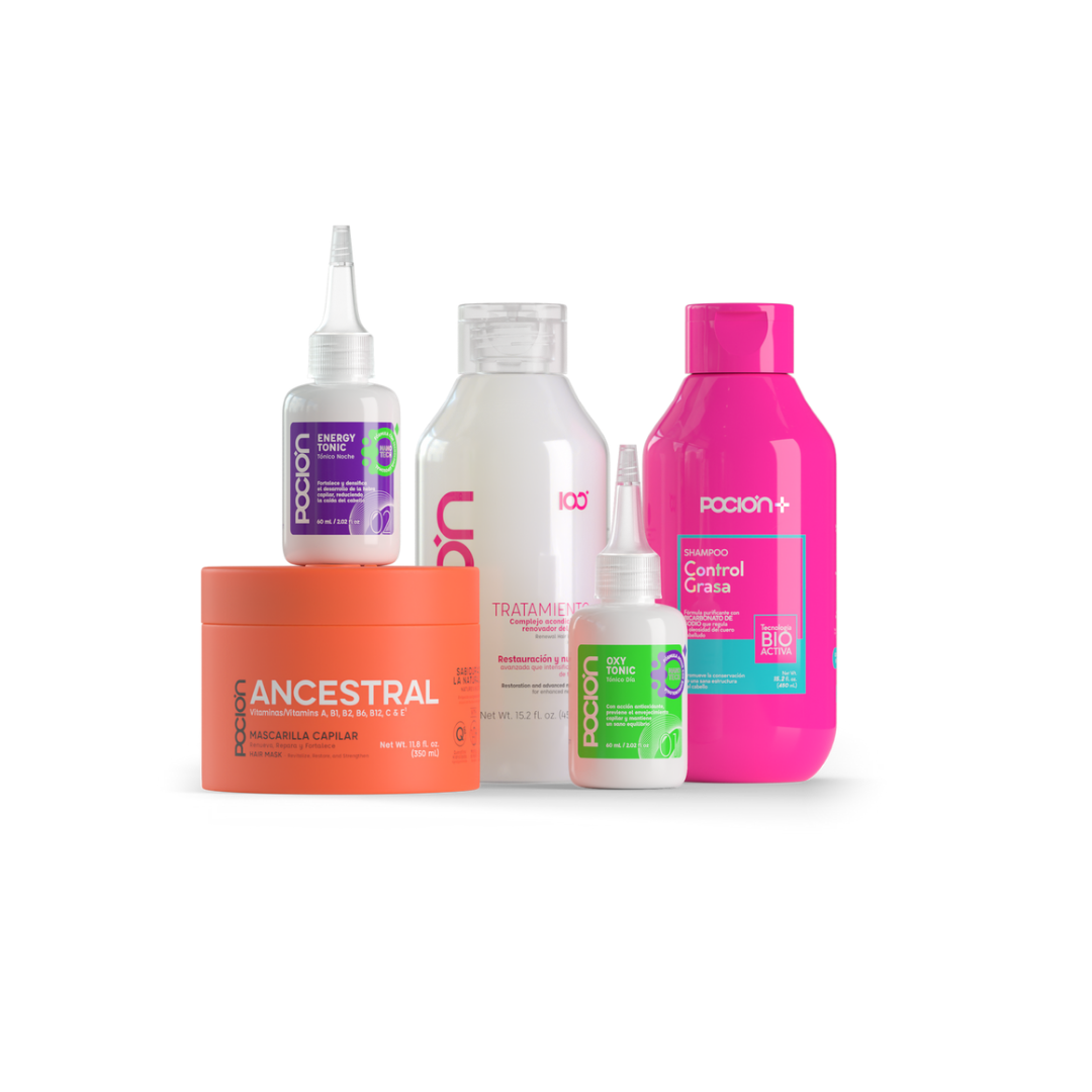 Kit Control Grasa + Crecimiento Capilar La Pocion