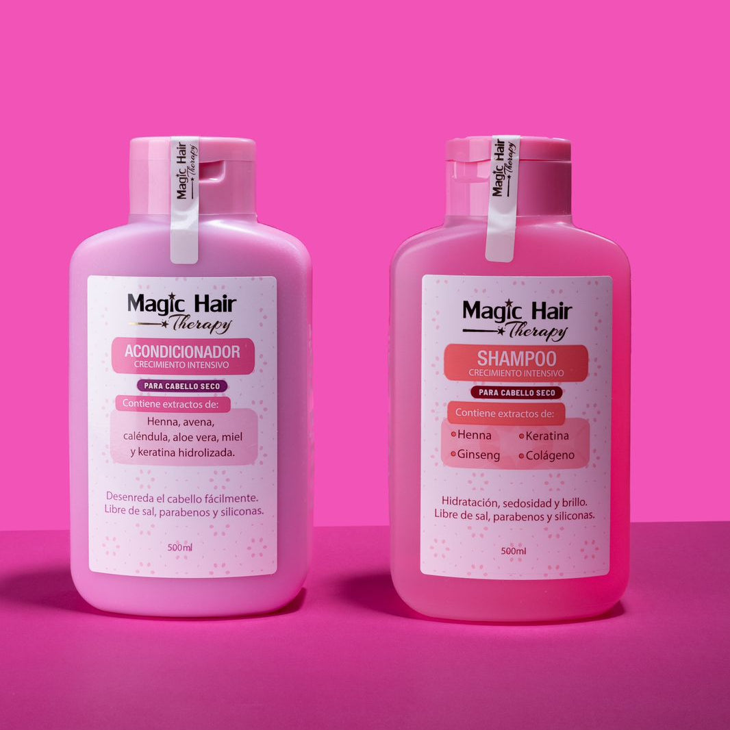 Duo Shampoo y Acondicionador Crecimiento Cabello seco | Duo for Dry Hair Magic Hair Therapy