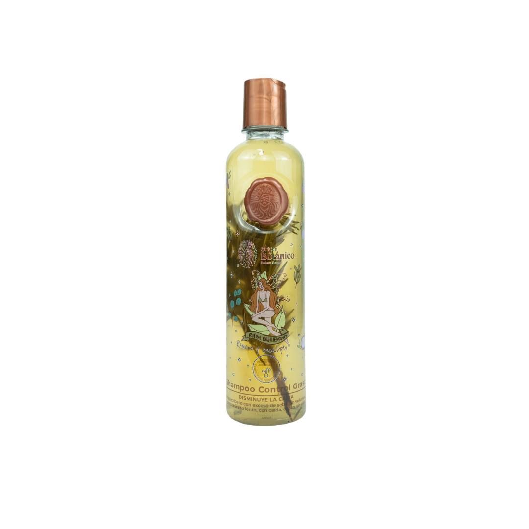 Shampoo de Romero y Eucalipto | Control Grasa y Crecimiento Activo Origen Botanico