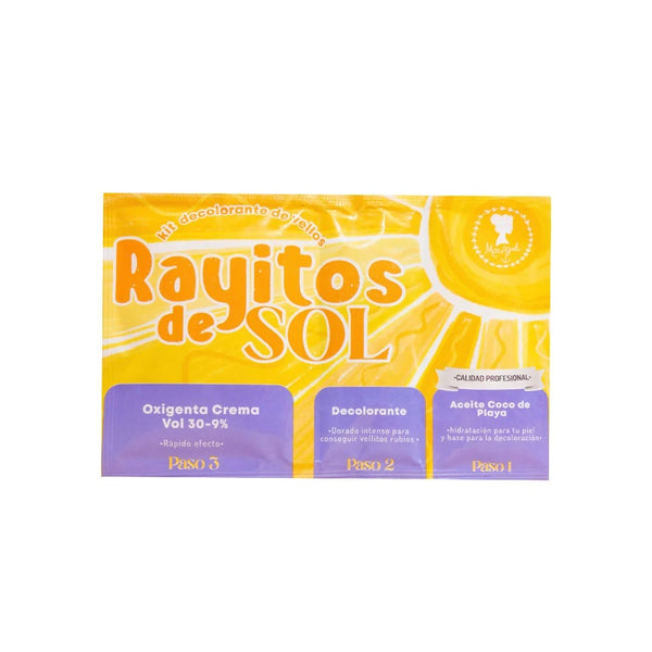 Rayitos de Sol Kit Decolorante | Tono Dorado para Vello Corporal