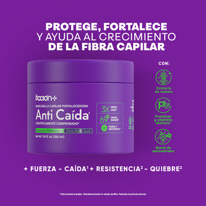 La Poción Mascarilla Anti-Caída para Fortalecimiento Capilar