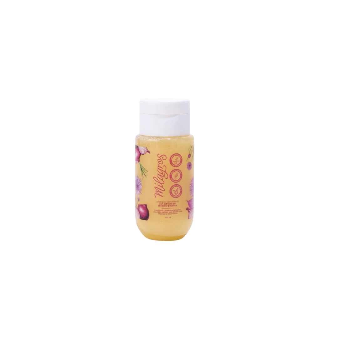 Mini Shampoo Cebolla Milagros | Crecimiento, Fuerza y Control de Frizz