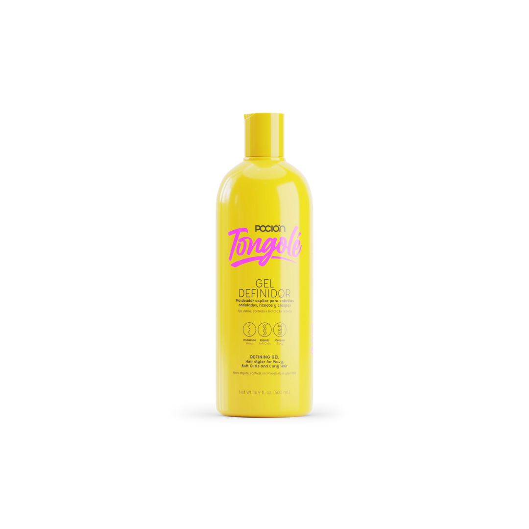 Gel Definidor de Rizos Tongole – Fijación 24h, Hidratación y Control de Frizz La pocion