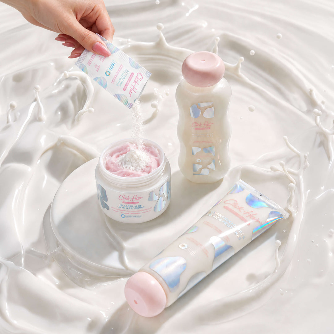 Click Hair Kit Leche y Proteínas | Hidratación y Fortalecimiento