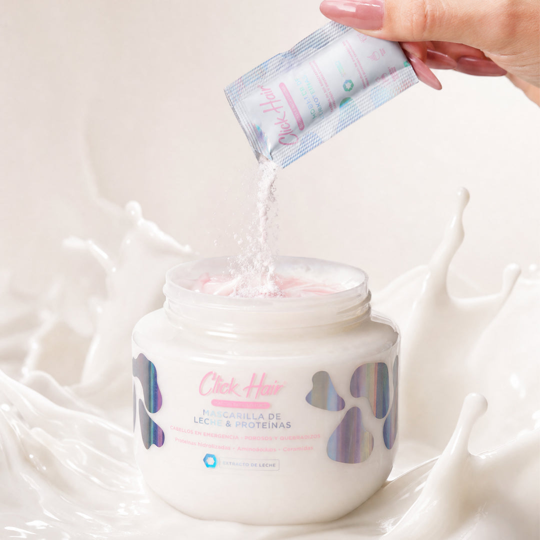 Click Hair Mascarilla de Leche &amp; Booster Proteínas / Hair Mask
