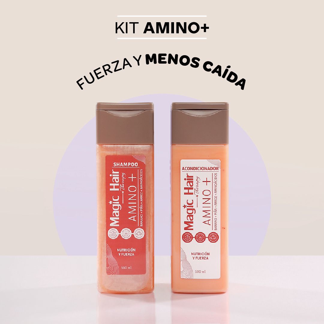 Línea Amino+ Shampoo y Acondicionador |Magic Hair