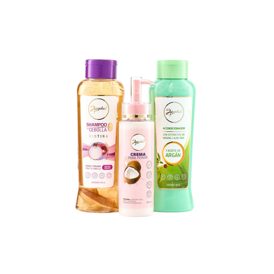 Kit Anti Frizz Anyeluz para Cabello Suave y Brillante