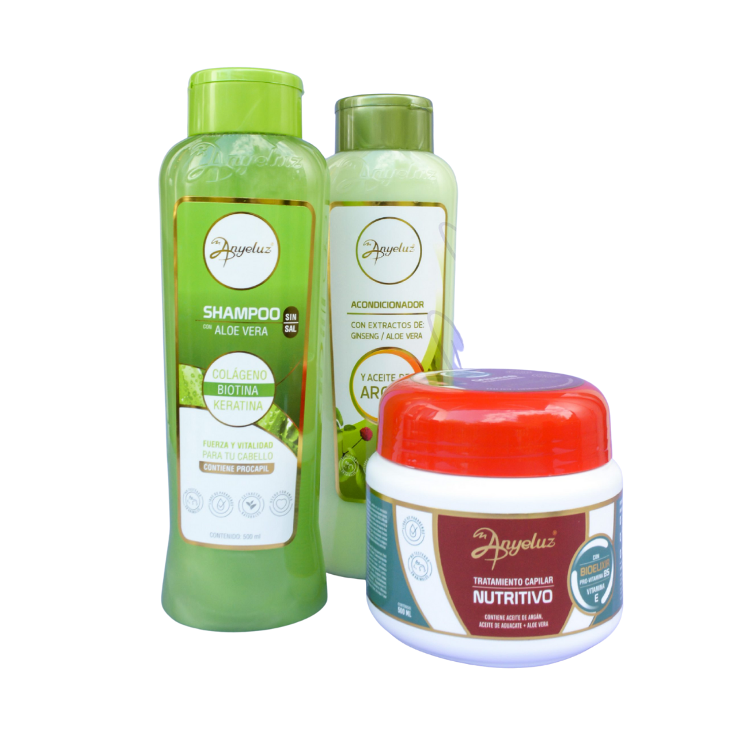 Kit para Cabello Graso Anyeluz