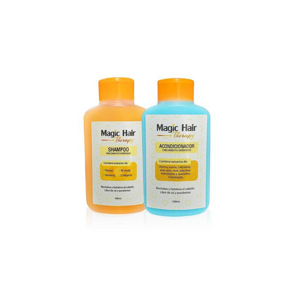 Duo Shampoo y Acondicionador Crecimiento | Nueva Formula Hair Strengthening &amp; Growth Set Magic Hair Therapy