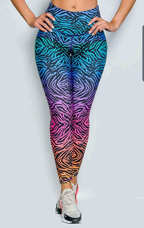 Animal print leggings